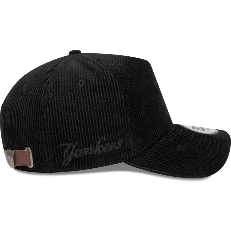cappellino-nero-regolabile-9forty-e-frame-cord-dei-new-york-yankees-mlb-di-new-era
