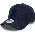 granatowa-czapka-z-zakrzywionym-daszkiem-snapback-z-granatowym-logo-9forty-e-frame-melton-los-angeles-dodgers-mlb-marki-new-era