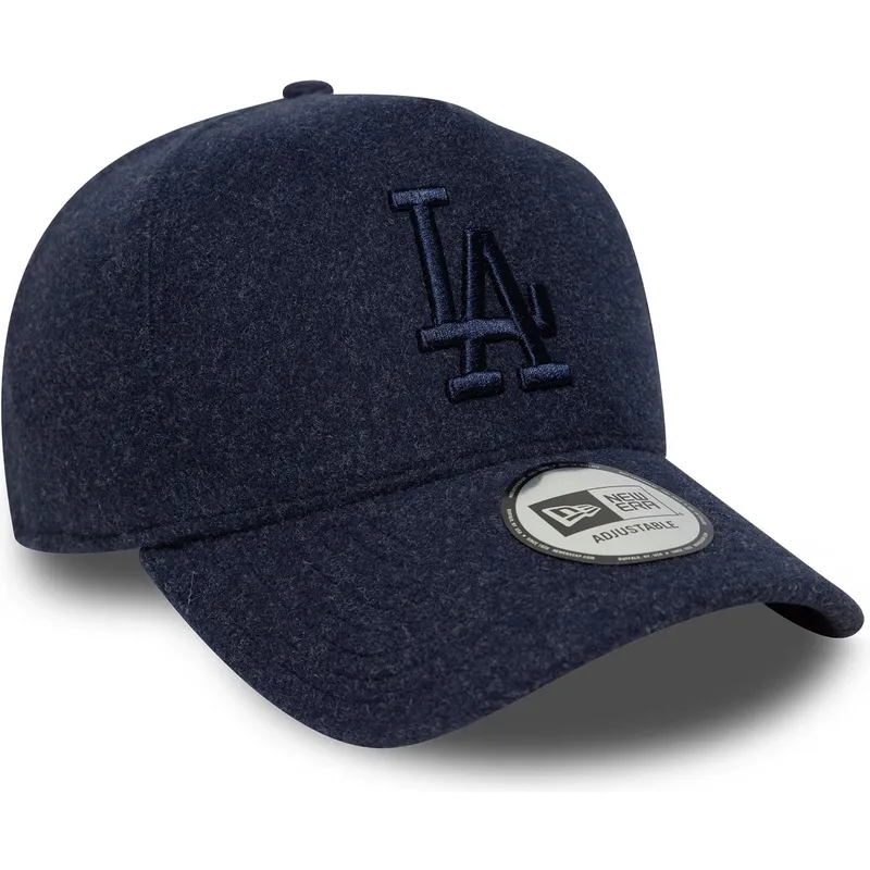 granatowa-czapka-z-daszkiem-snapback-z-granatowym-logo-9forty-e-frame-melton-los-angeles-dodgers-mlb-new-era