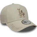 epci-curbata-bej-snapback-9forty-e-frame-tonal-icon-de-los-angeles-dodgers-mlb-de-new-era