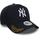cappellino-curvo-blu-navy-snapback-9forty-e-frame-tonal-icon-dei-new-york-yankees-mlb-di-new-era