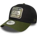 cappellino-curvo-nero-e-verde-snapback-9forty-e-frame-camo-patch-di-new-era