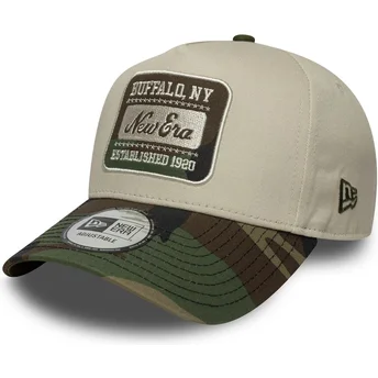 Cap curbată camouflage snapback 9FORTY de New Era