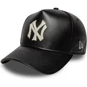 epci-curbata-negru-reglabila-9forty-e-frame-img-leather-de-new-york-yankees-mlb-de-new-era