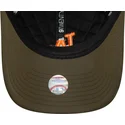 new-era-curved-brim-orange-logo-9twenty-quilted-los-angeles-dodgers-mlb-green-adjustable-cap