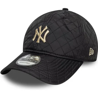 Șepci curbată negru reglabilă 9TWENTY Quilted de New York Yankees MLB de New Era