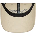 new-era-curved-brim-west-village-9twenty-wordmark-beige-adjustable-cap