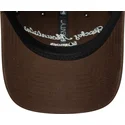 casquette-courbee-marron-ajustable-rocky-mountains-9twenty-wordmark-new-era