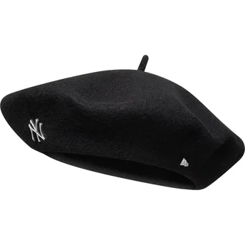 Svart dammössa Pin Wool Beret från New York Yankees MLB...
