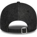 casquette-courbee-noire-ajustable-pour-femme-9forty-sequin-denim-los-angeles-dodgers-mlb-new-era