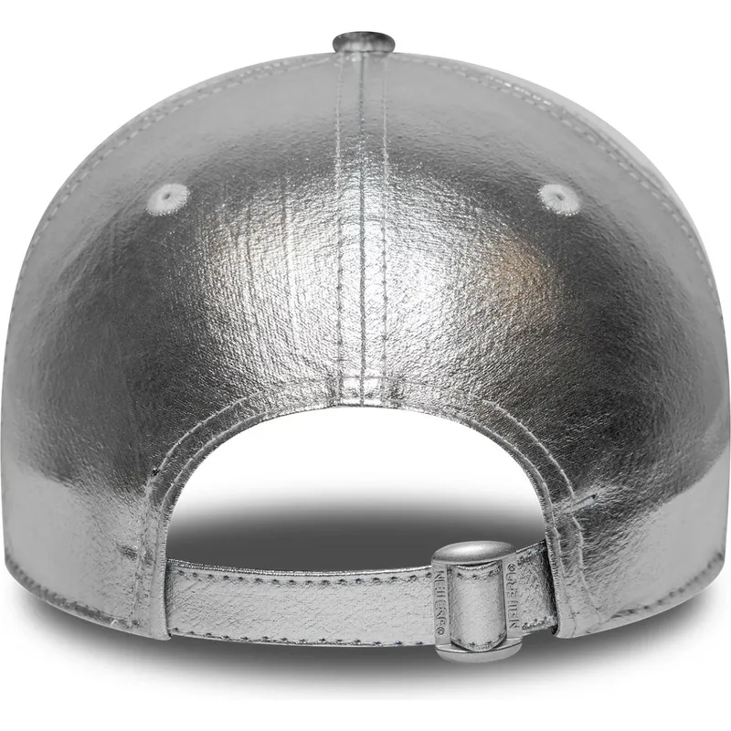 cappellino-curvo-argentato-regolabile-da-donna-9forty-metallic-dei-new-york-yankees-mlb-di-new-era