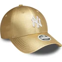 epci-curbata-auriu-reglabila-dorada-9forty-metallic-de-new-york-yankees-mlb-de-new-era