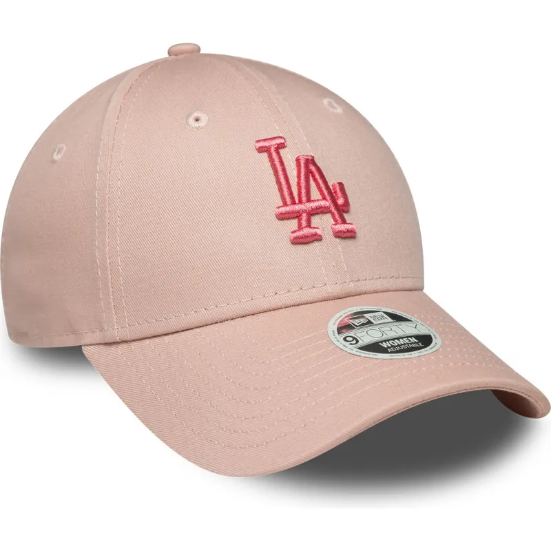 epci-curbata-roz-reglabila-9forty-league-essential-de-los-angeles-dodgers-mlb-de-new-era