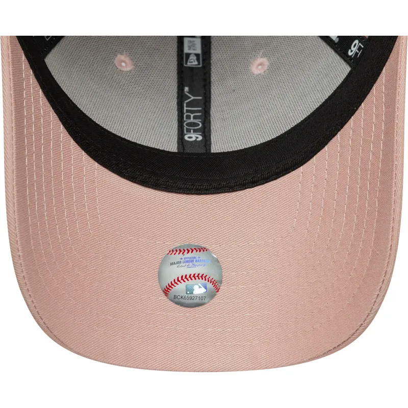 cappellino-curvo-rosa-regolabile-da-donna-con-logo-rosa-9forty-league-essential-dei-los-angeles-dodgers-mlb-di-new-era