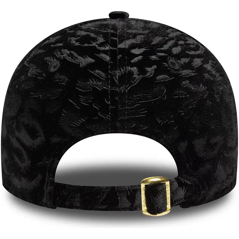 epci-curbata-negru-reglabila-9forty-leo-velour-metallic-de-new-york-yankees-mlb-de-new-era