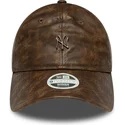 epci-curbata-maro-reglabila-9twenty-worn-pu-de-new-york-yankees-mlb-de-new-era