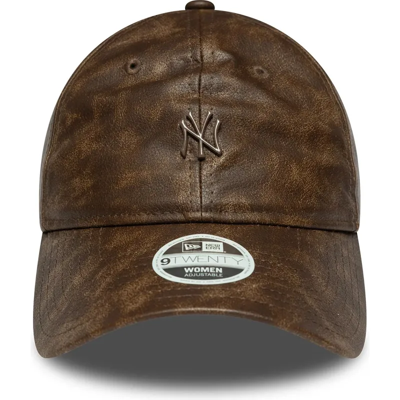 epci-curbata-maro-reglabila-9twenty-worn-pu-de-new-york-yankees-mlb-de-new-era