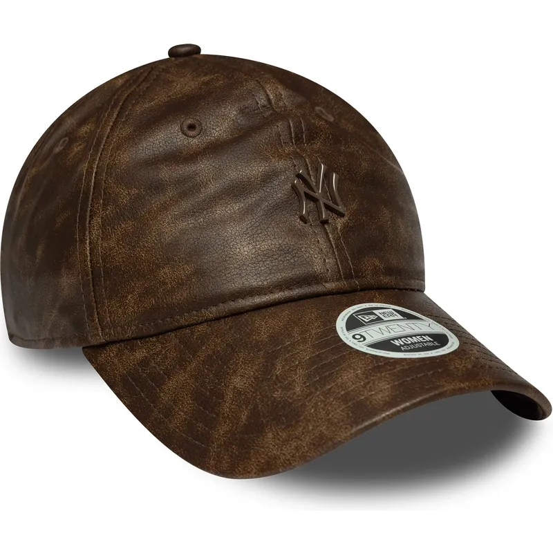 epci-curbata-maro-reglabila-9twenty-worn-pu-de-new-york-yankees-mlb-de-new-era