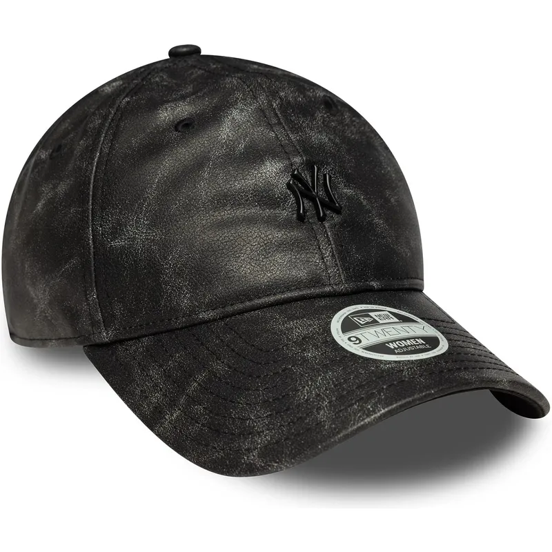 cap-curbata-black-adjustable-strap-9twenty-worn-pu-de-new-york-yankees-mlb-de-new-era cap-curbata-black-adjustable-strap-9twenty-worn-pu-de-new-york-yankees-mlb-de-new-era
