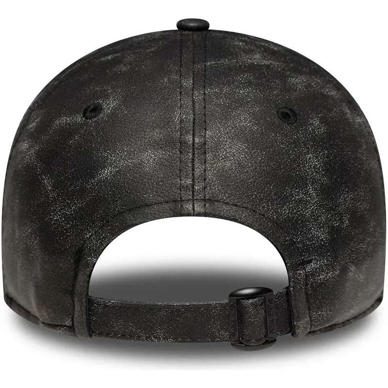 cappellino-curvo-nero-regolabile-da-donna-con-logo-nero-9twenty-worn-pu-dei-new-york-yankees-mlb-di-new-era