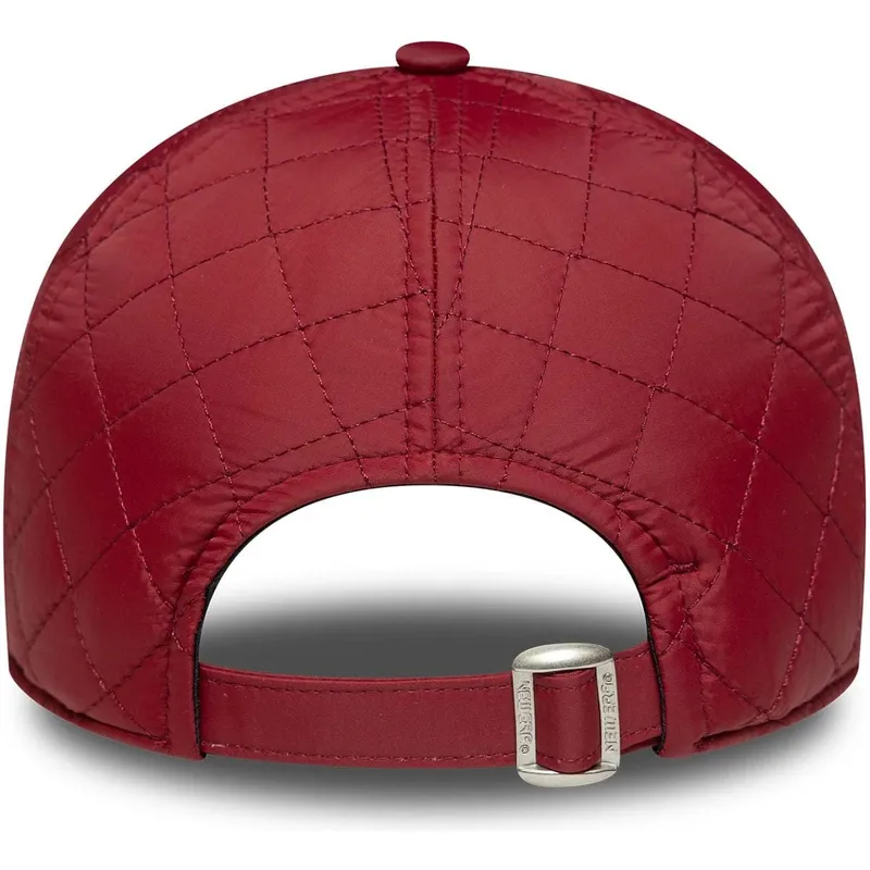 cappellino-curvo-rosso-regolabile-da-donna-con-logo-rosso-9twenty-padded-dei-new-york-yankees-mlb-di-new-era