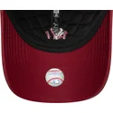casquette-courbee-rouge-ajustable-pour-femme-avec-logo-rouge-9twenty-padded-new-york-yankees-mlb-new-era