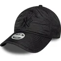 new-era-curved-brim-women-black-logo-9twenty-padded-new-york-yankees-mlb-black-adjustable-cap