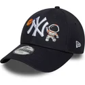 casquette-courbee-bleue-marine-ajustable-pour-enfant-9forty-space-icon-new-york-yankees-mlb-new-era