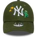 casquette-courbee-verte-ajustable-pour-enfant-9forty-space-icon-new-york-yankees-mlb-new-era