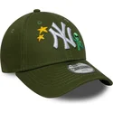 casquette-courbee-verte-ajustable-pour-enfant-9forty-space-icon-new-york-yankees-mlb-new-era