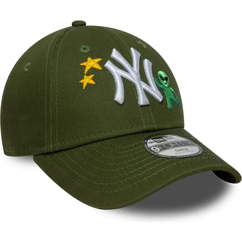 zielona-regulowana-czapka-z-daszkiem-dla-chlopca-9forty-space-icon-new-york-yankees-mlb-new-era