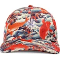 cappellino-curvo-multicolore-regolabile-koi-watching-club-di-djinns