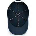 casquette-courbee-bleue-marine-ajustable-avec-logo-bleu-marine-baseball-peach-obl055-oblack