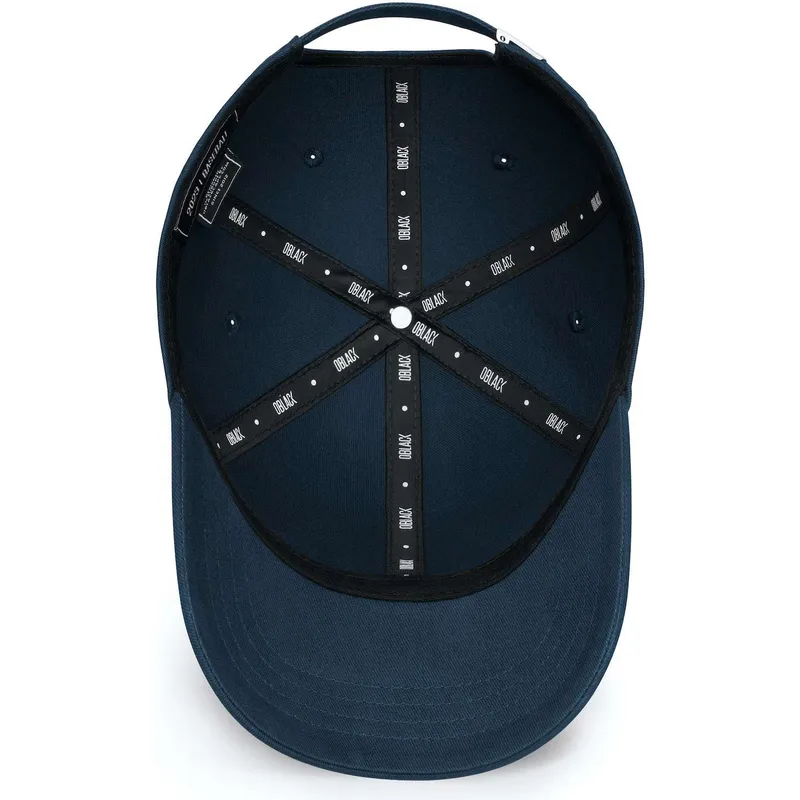 cappellino-curvo-blu-navy-regolabile-con-logo-blu-navy-baseball-peach-obl055-di-oblack
