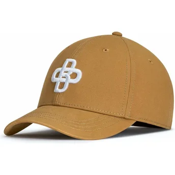 Șepci curbată maro bandă reglabilă claro Baseball Peach OBL058 de Oblack
