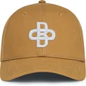 casquette-courbee-marron-claire-ajustable-baseball-peach-obl058-oblack