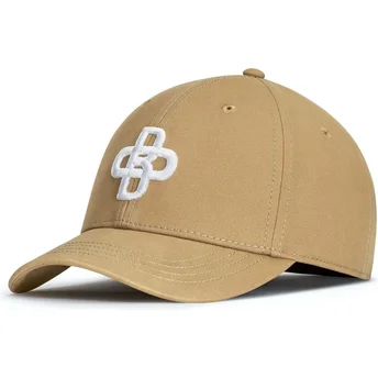 Casquette courbée beige foncé ajustable Baseball Peach OBL048 Oblack