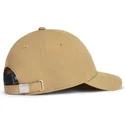 casquette-courbee-beige-fonce-ajustable-baseball-peach-obl048-oblack