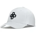 casquette-courbee-blanche-ajustable-baseball-peach-obl042-oblack