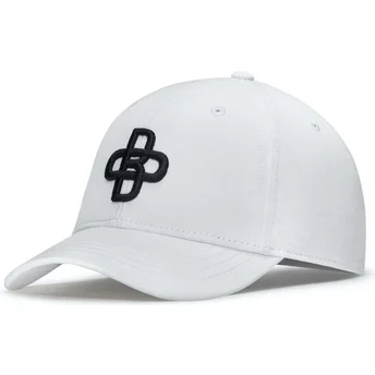 Biała zakrzywiona czapka z daszkiem Baseball Peach OBL042 od Oblack