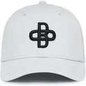 casquette-courbee-blanche-ajustable-baseball-peach-obl042-oblack