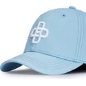 casquette-courbee-bleue-claire-ajustable-baseball-peach-obl104-oblack