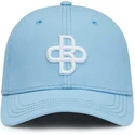 casquette-courbee-bleue-claire-ajustable-baseball-peach-obl104-oblack