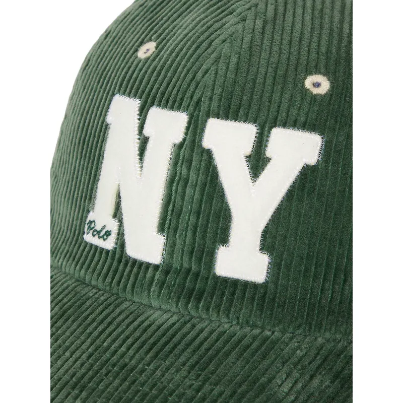 cappellino-verde-regolabile-con-visiera-curva-ny-patch-authentic-corduroy-di-polo-ralph-lauren