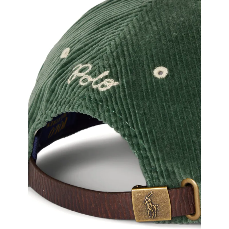 cappellino-verde-regolabile-con-visiera-curva-ny-patch-authentic-corduroy-di-polo-ralph-lauren