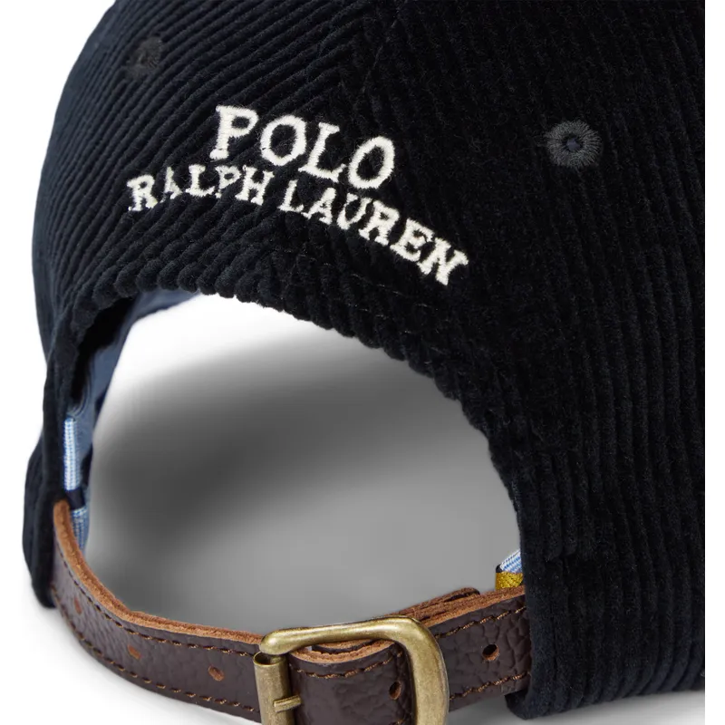verstellbare-schwarze-kord-cap-classic-sport-von-polo-ralph-lauren