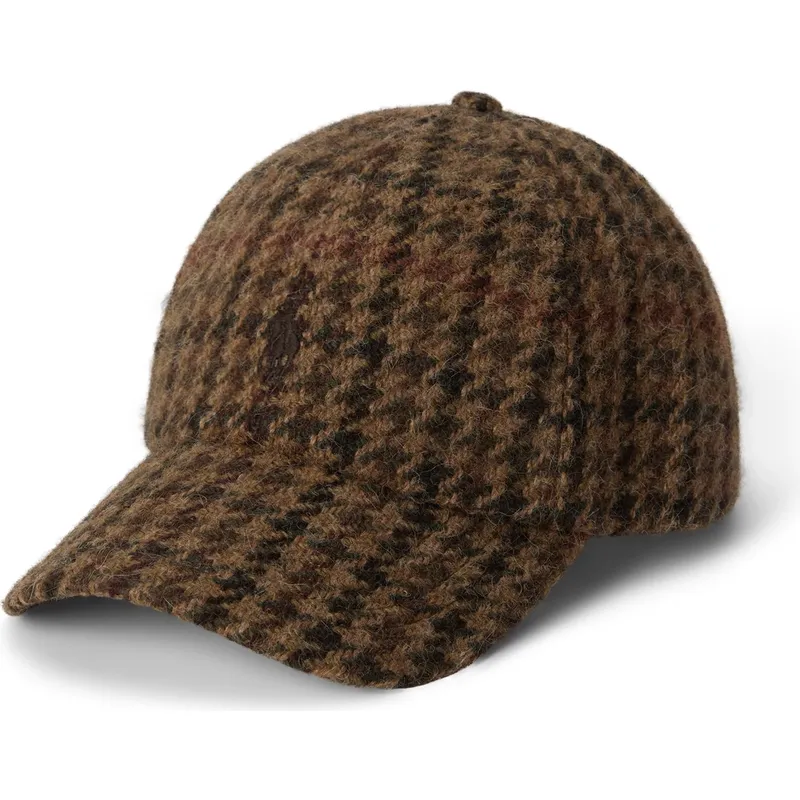 epci-curbata-maro-reglabila-checked-wool-tweed-de-polo-ralph-lauren