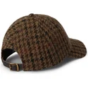 brazowa-czapka-z-daszkiem-regulowana-checked-wool-tweed-od-polo-ralph-lauren