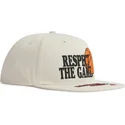 bezowa-czapka-z-daszkiem-snapback-respect-the-game-z-haslem-and1