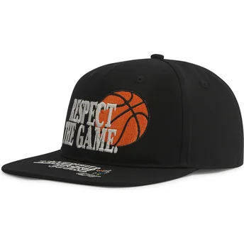 Cappello piatto nero snapback Respect The Game Slogan di AND1
